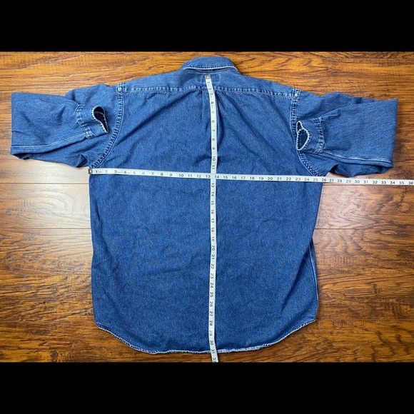 SOLD! Vintage Ralph Lauren jean button down - Picture 4 of 4